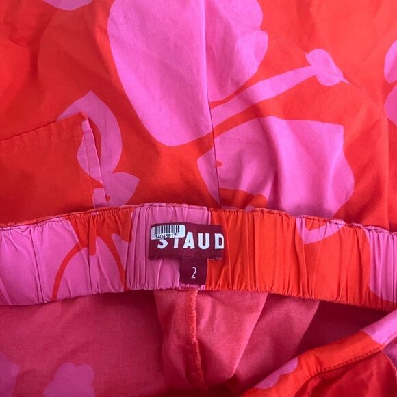 Staud Georgia Red Floral Romper size 2 - Picture 9 of 9